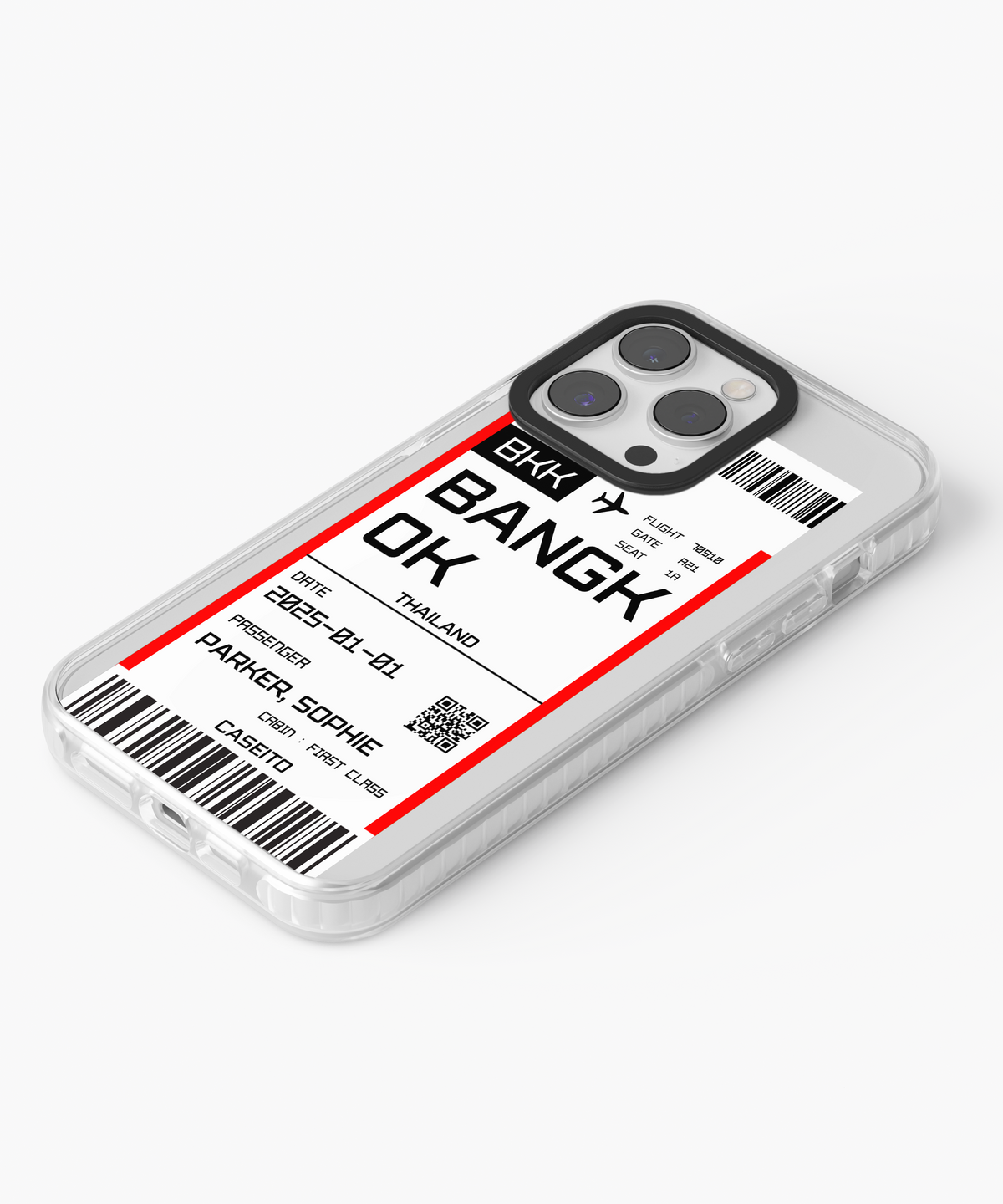 Bangkok Boarding Pass iPhone Case
