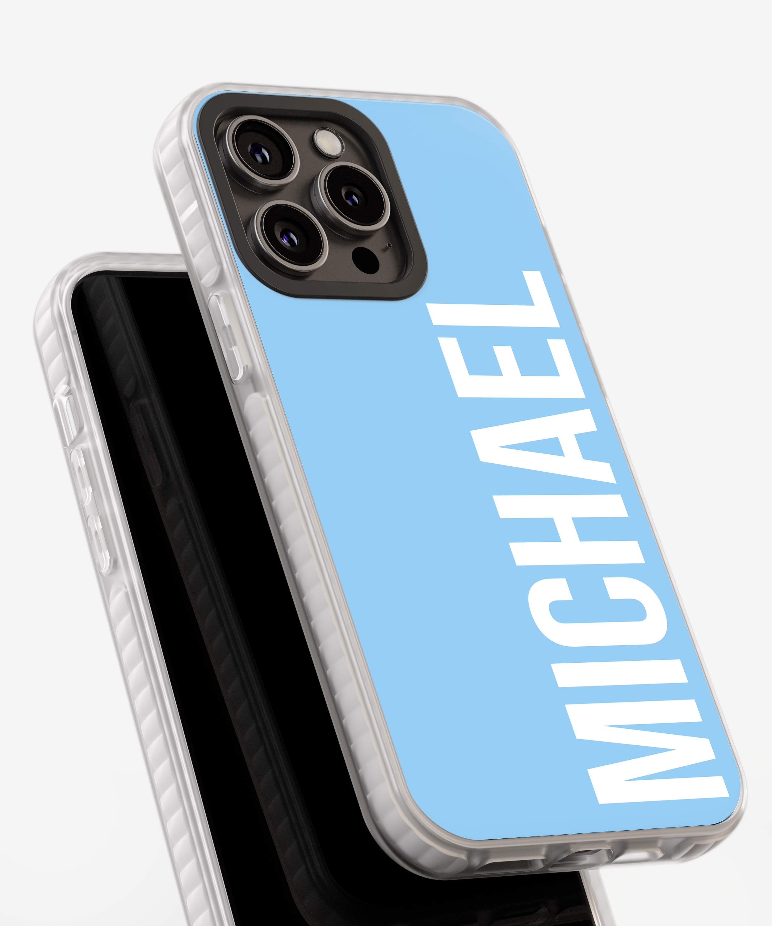 Personalised Name Baby Blue iPhone Case