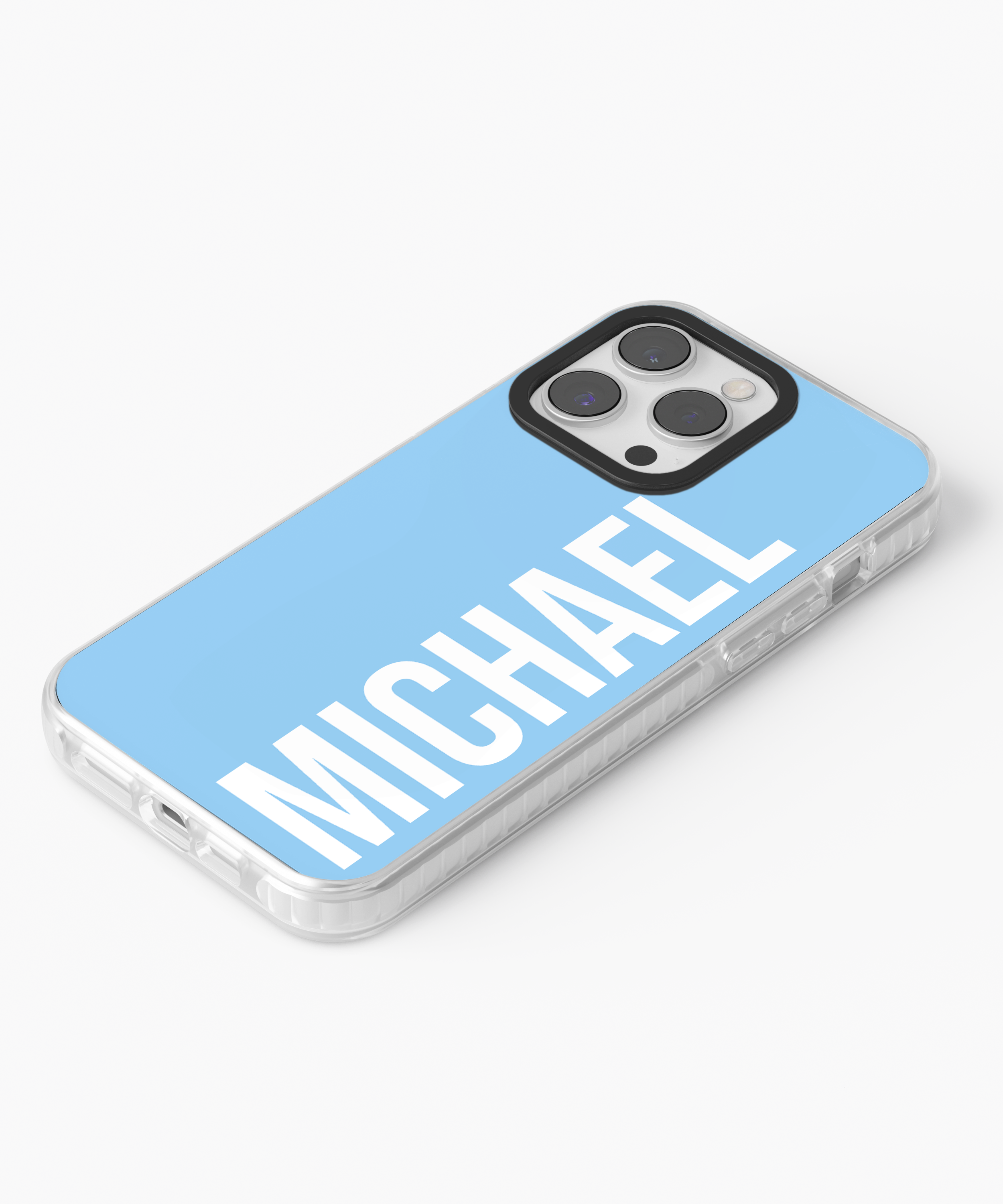 Personalised Name Baby Blue iPhone Case