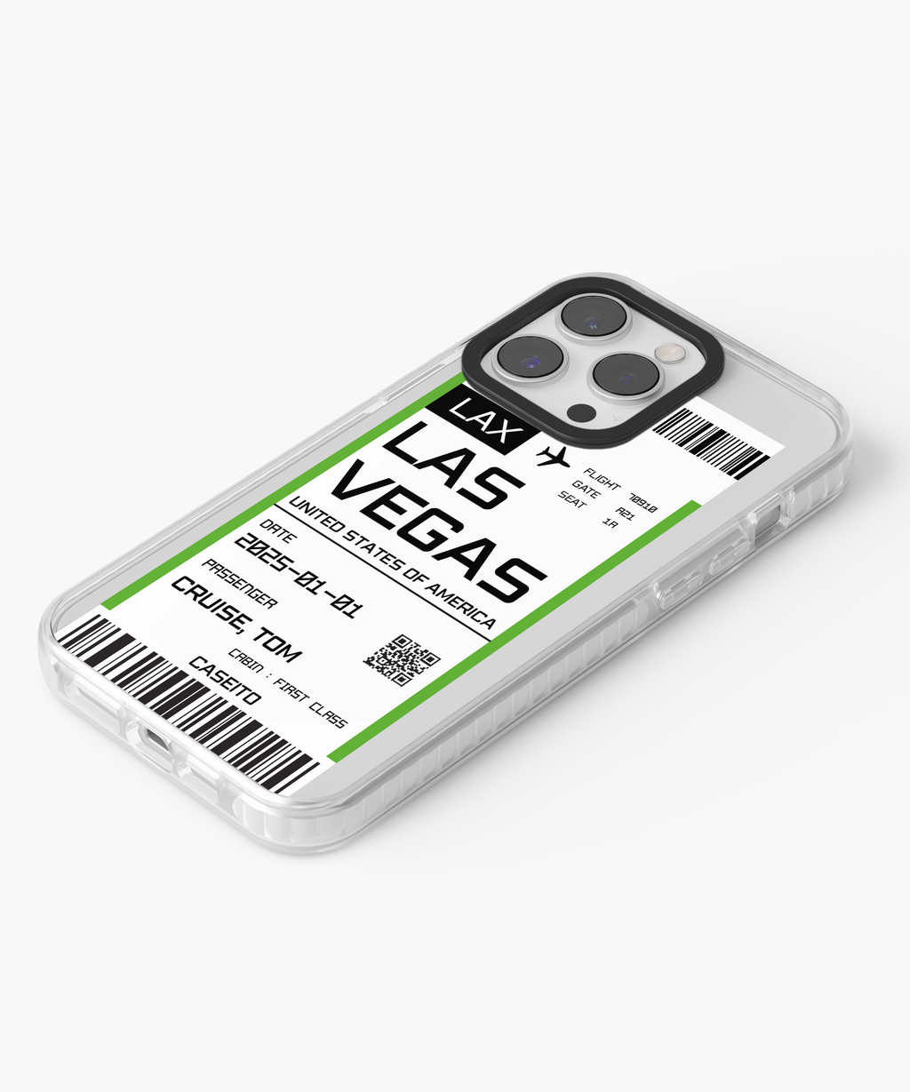 Las Vegas Boarding Pass iPhone Case