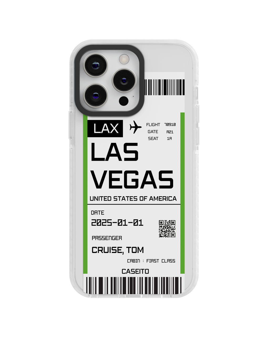 Las Vegas Boarding Pass iPhone Case