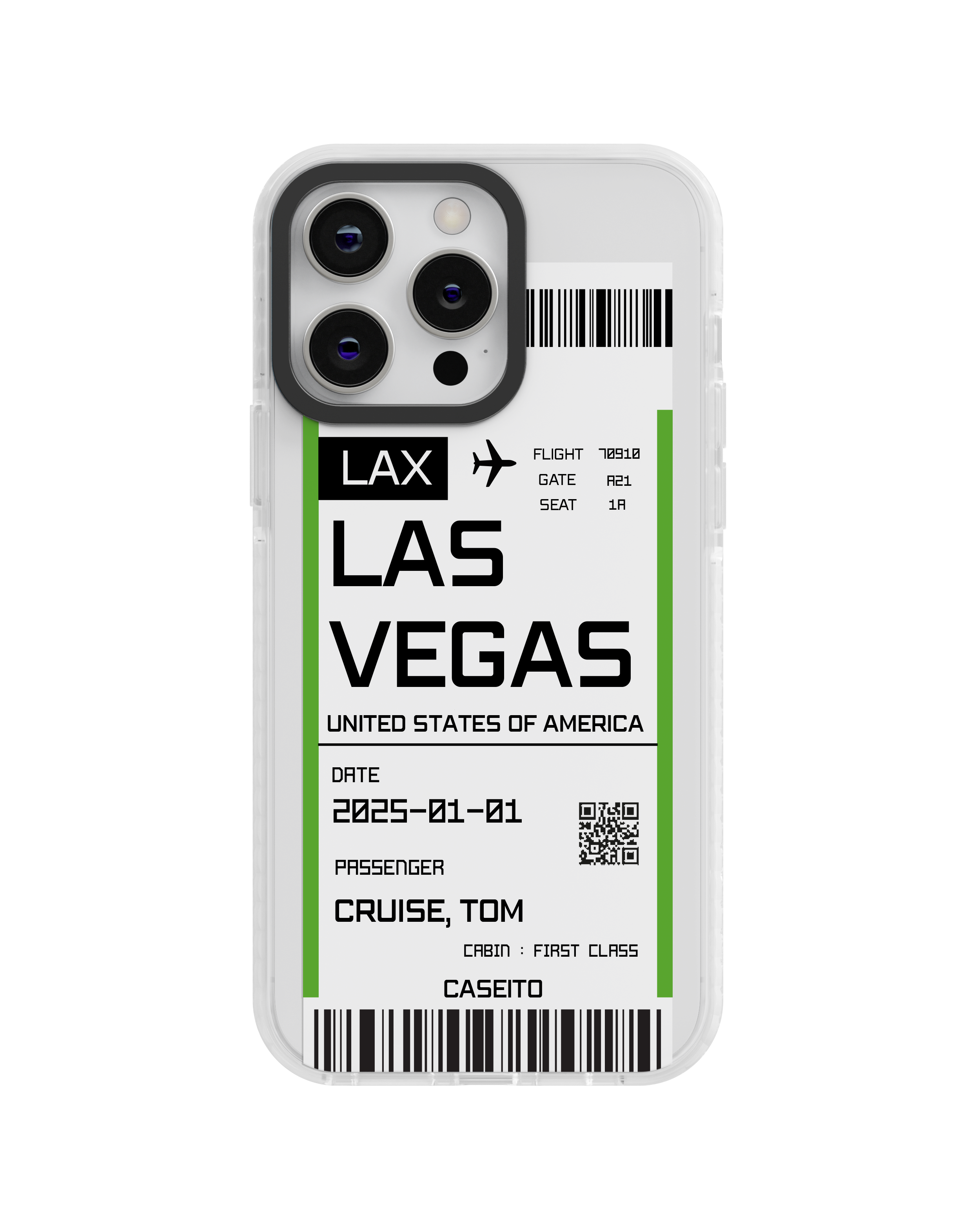 Las Vegas Boarding Pass iPhone Case
