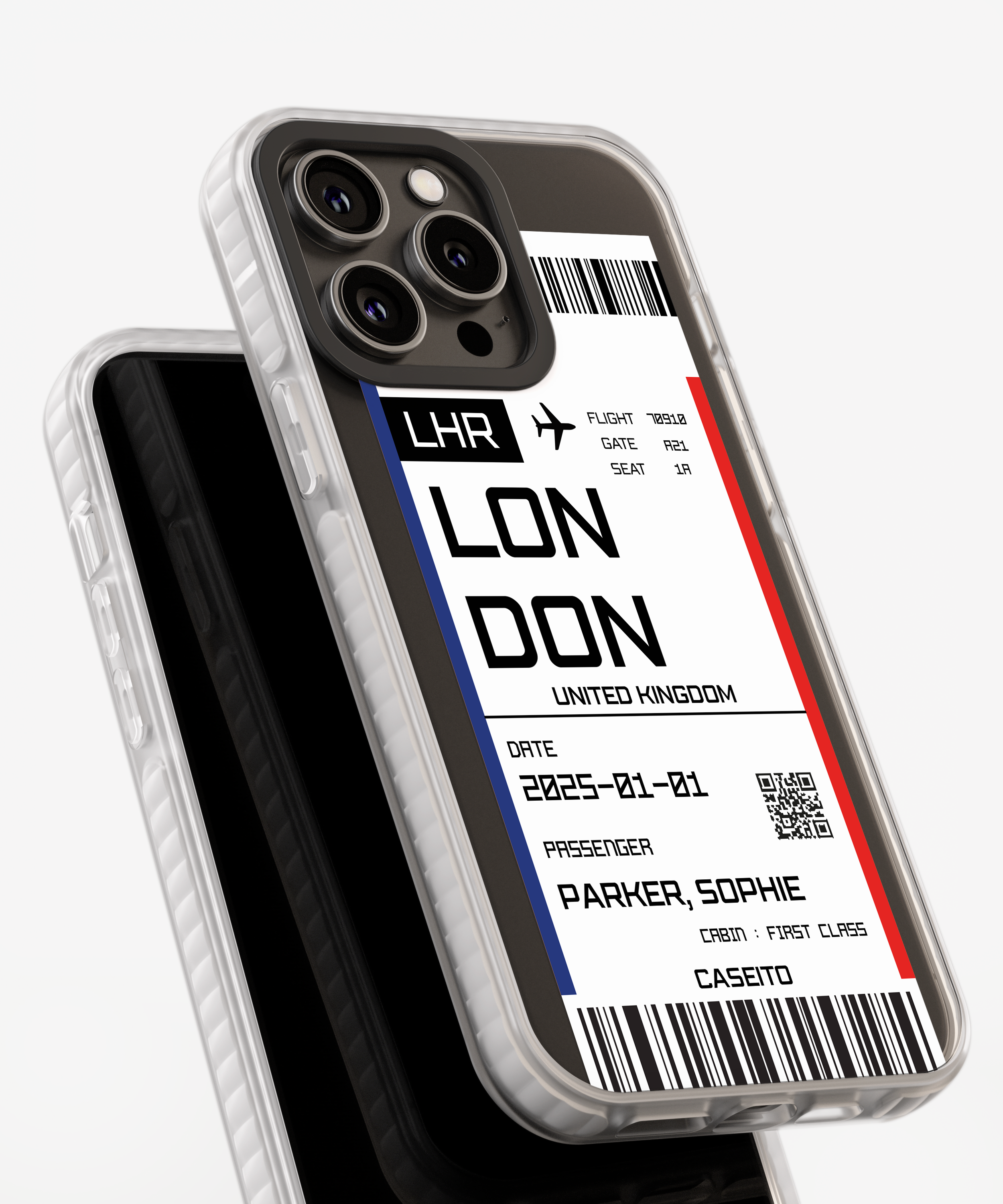 London Boarding Pass iPhone Case