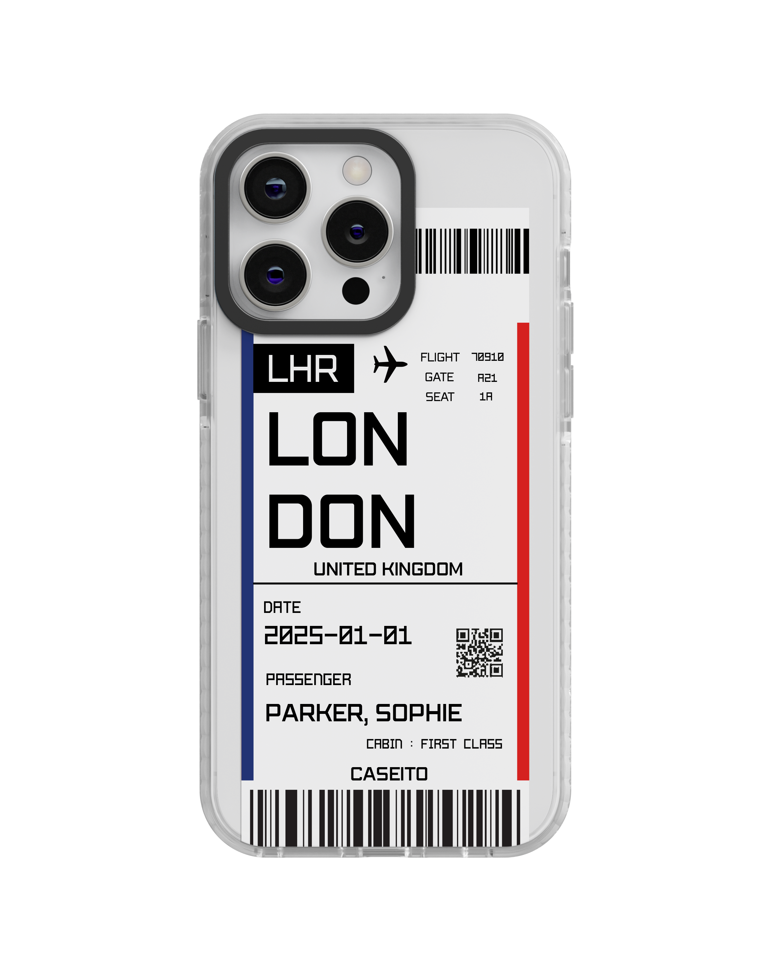 London Boarding Pass iPhone Case