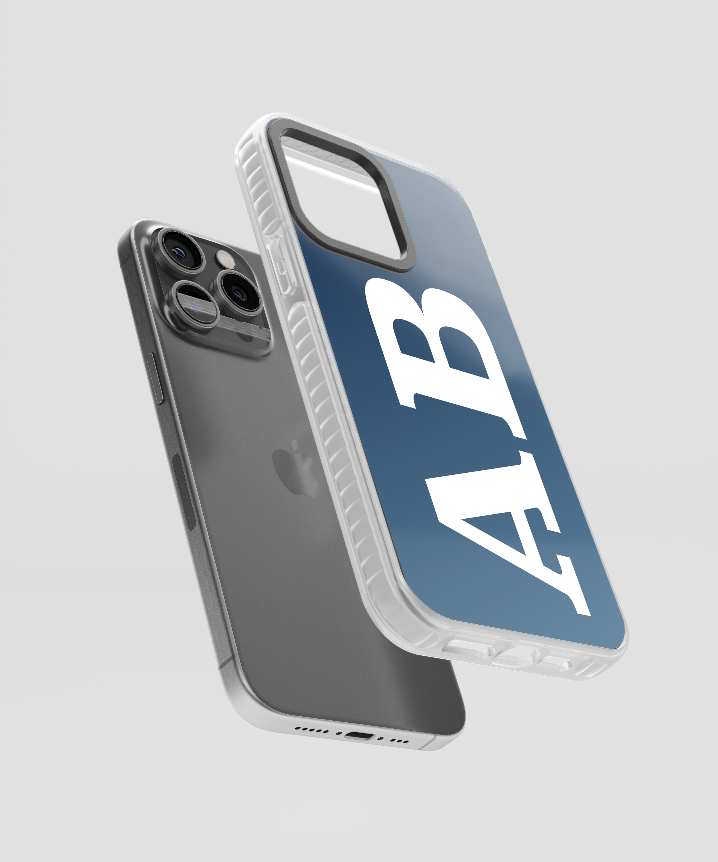 Midnight Blue Initials