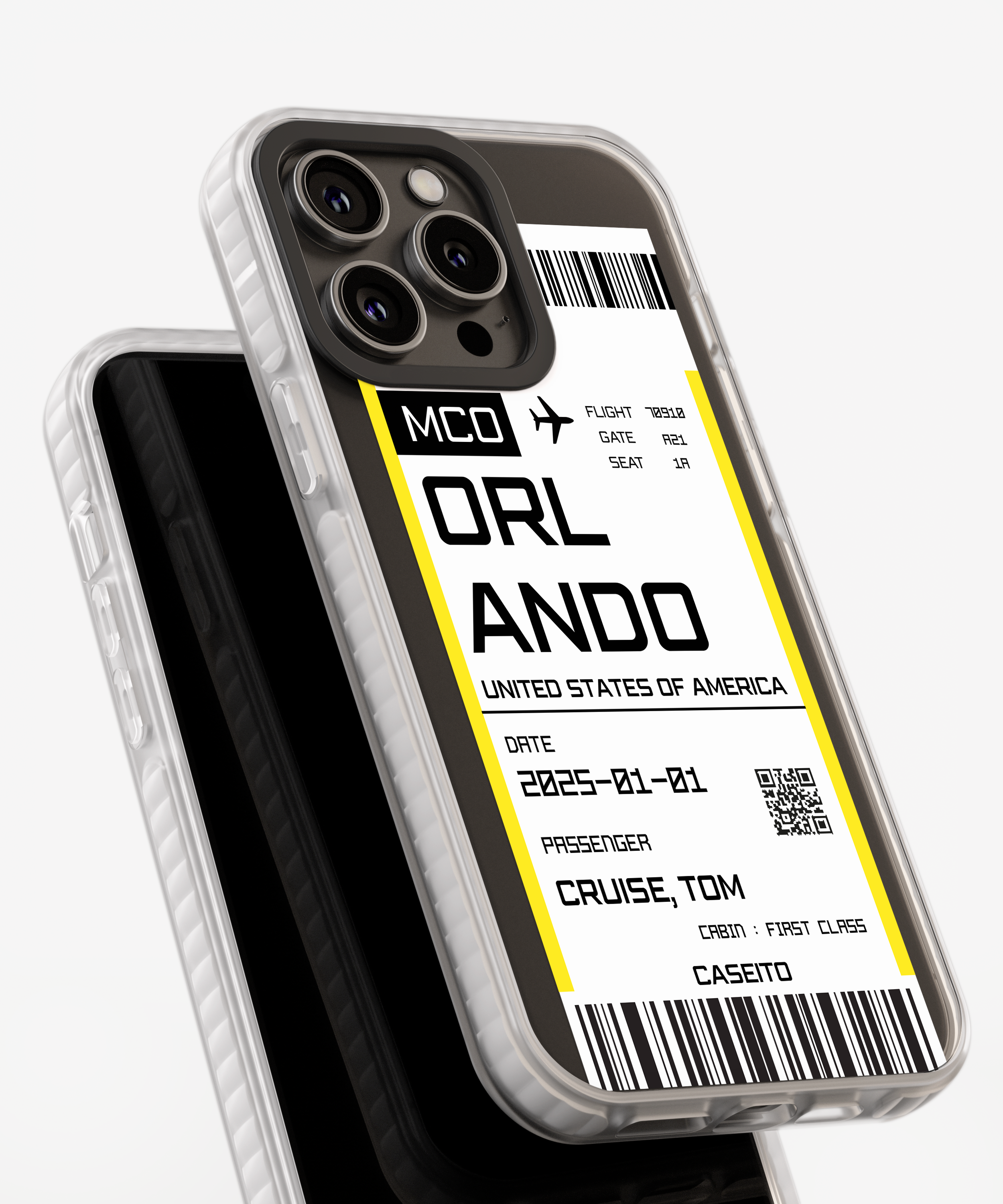 Orlando Boarding Pass iPhone Case