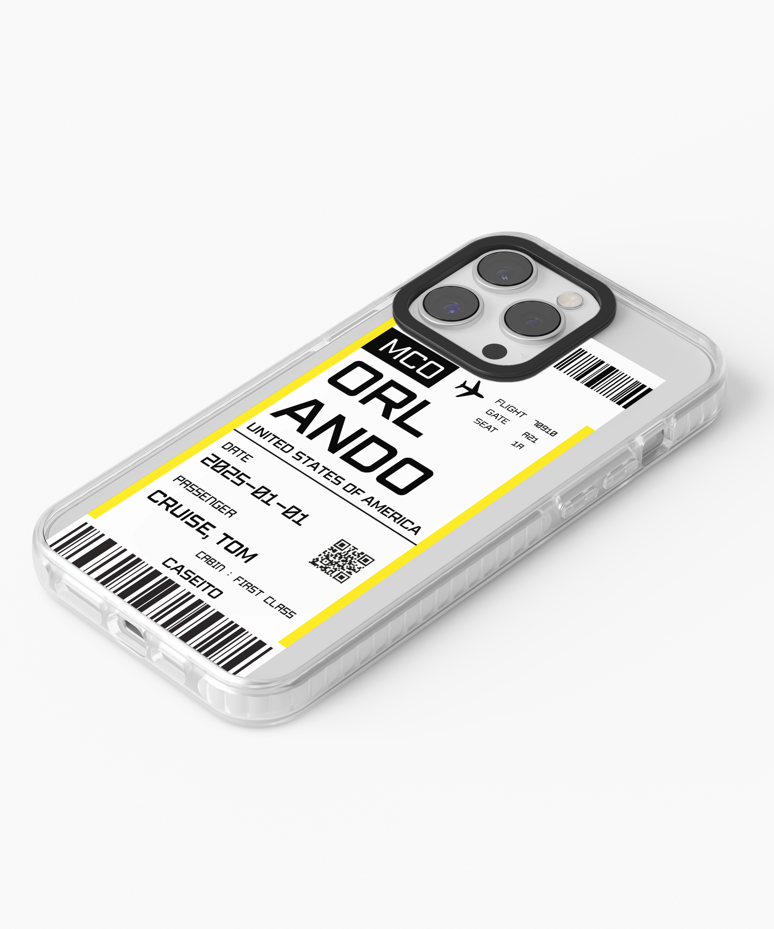 Orlando Boarding Pass iPhone Case