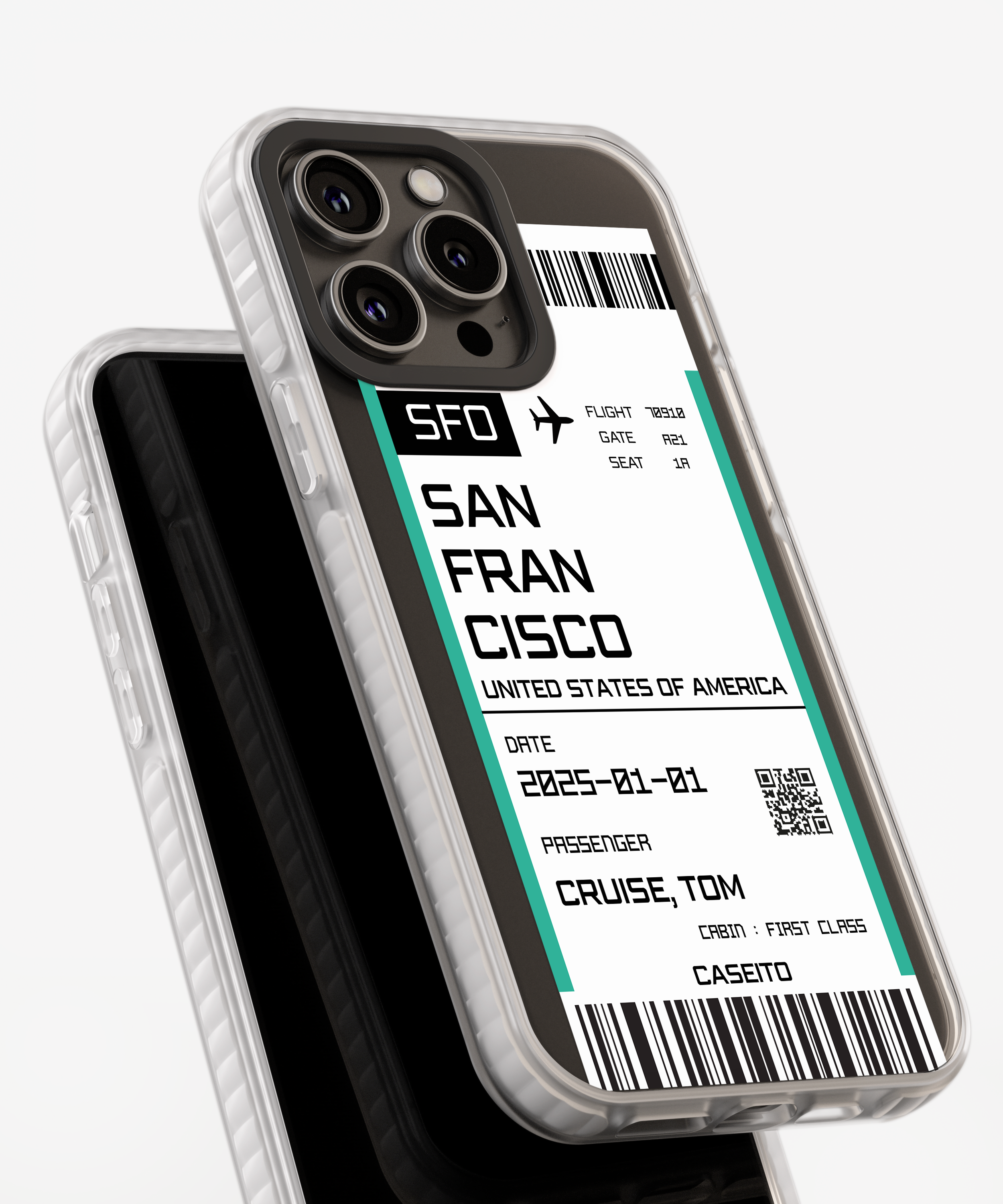 San Francisco Boarding Pass iPhone Case