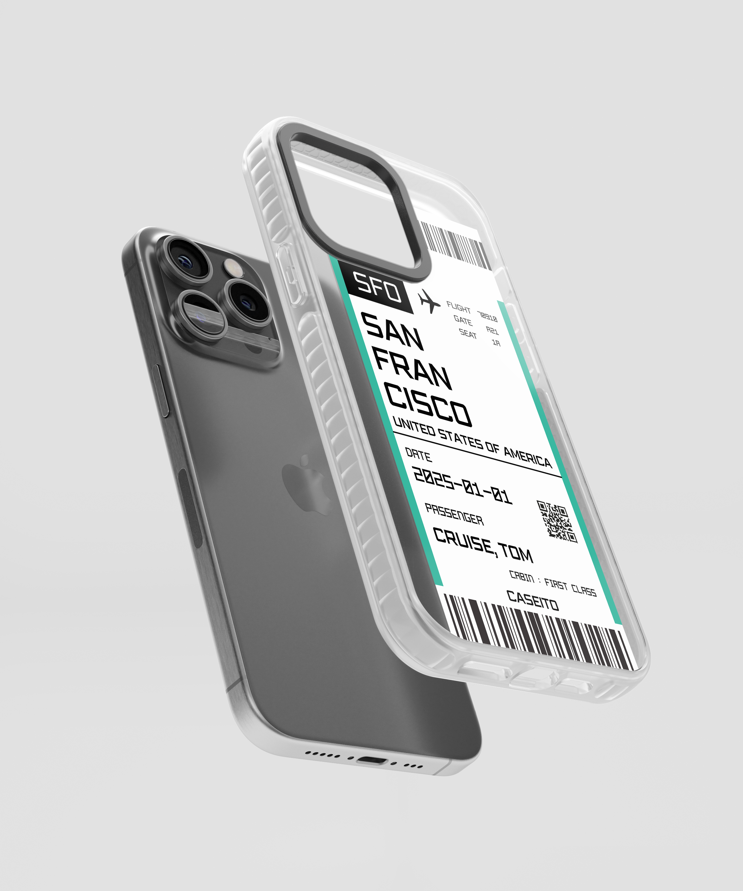 San Francisco Boarding Pass iPhone Case