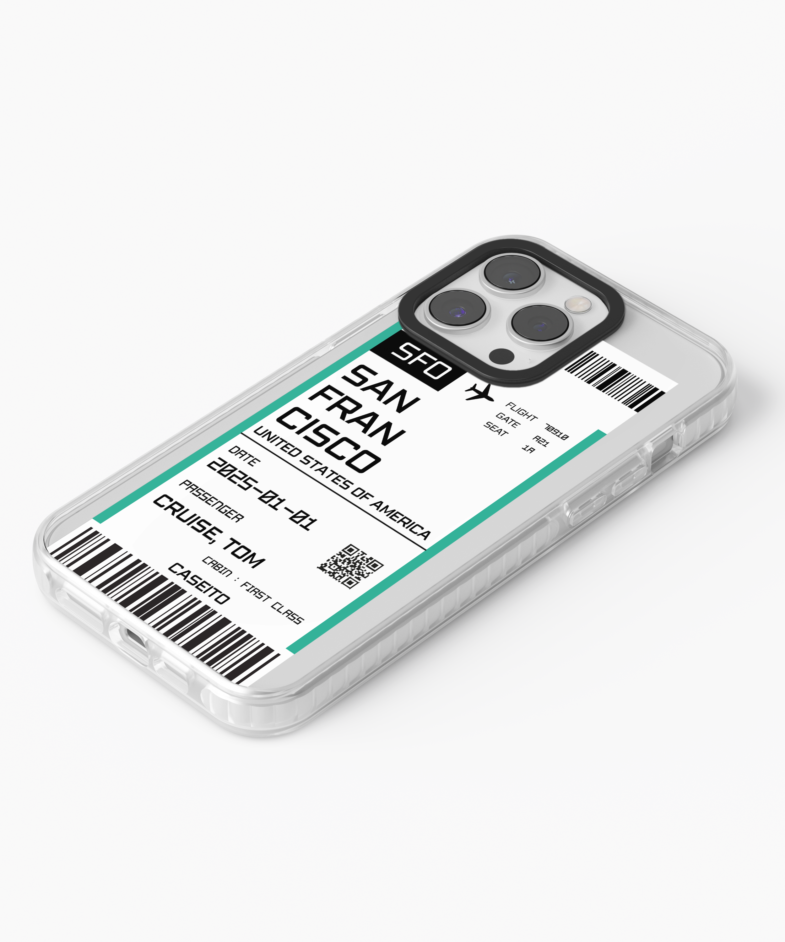 San Francisco Boarding Pass iPhone Case