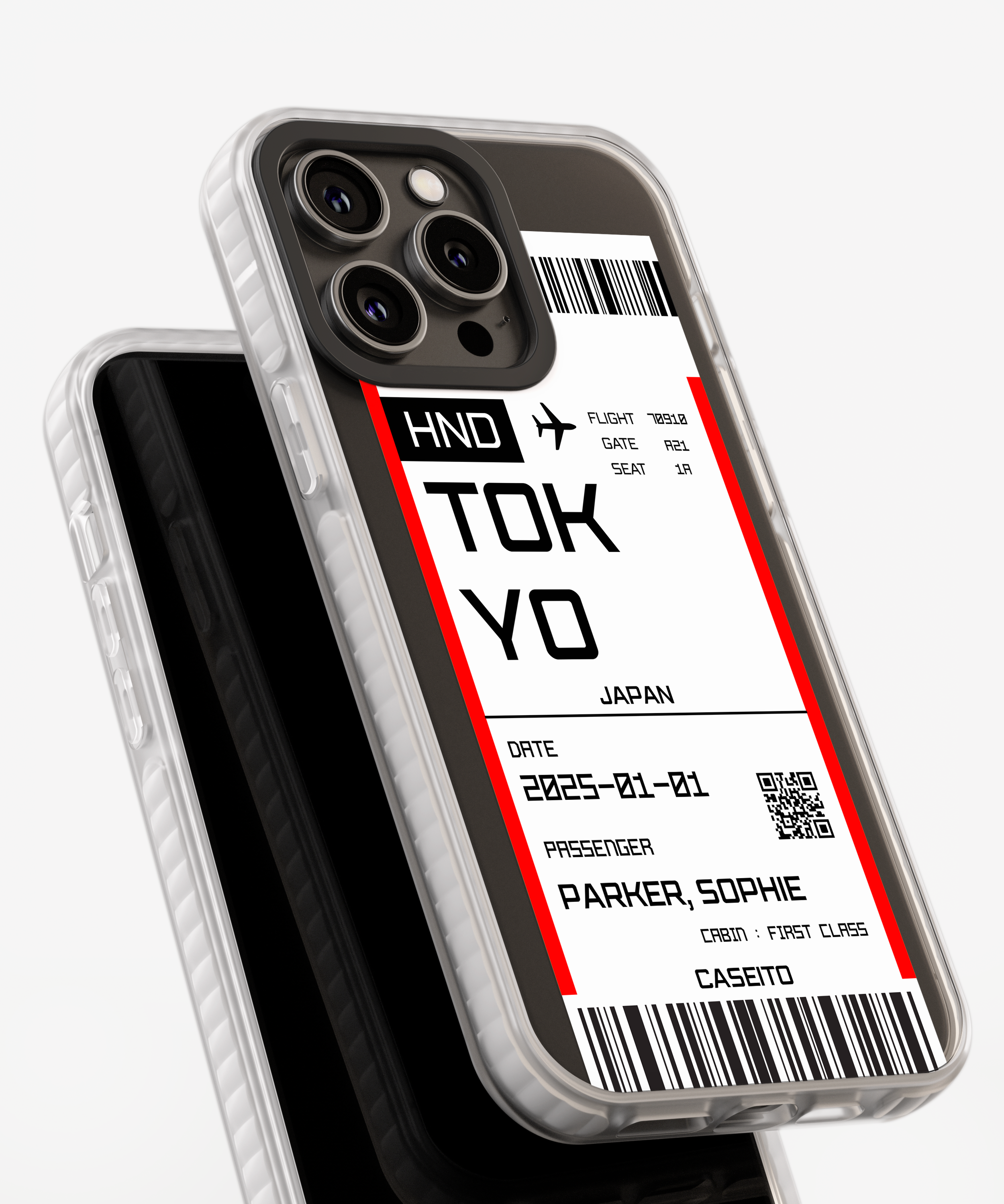 Tokyo Boarding Pass iPhone Case