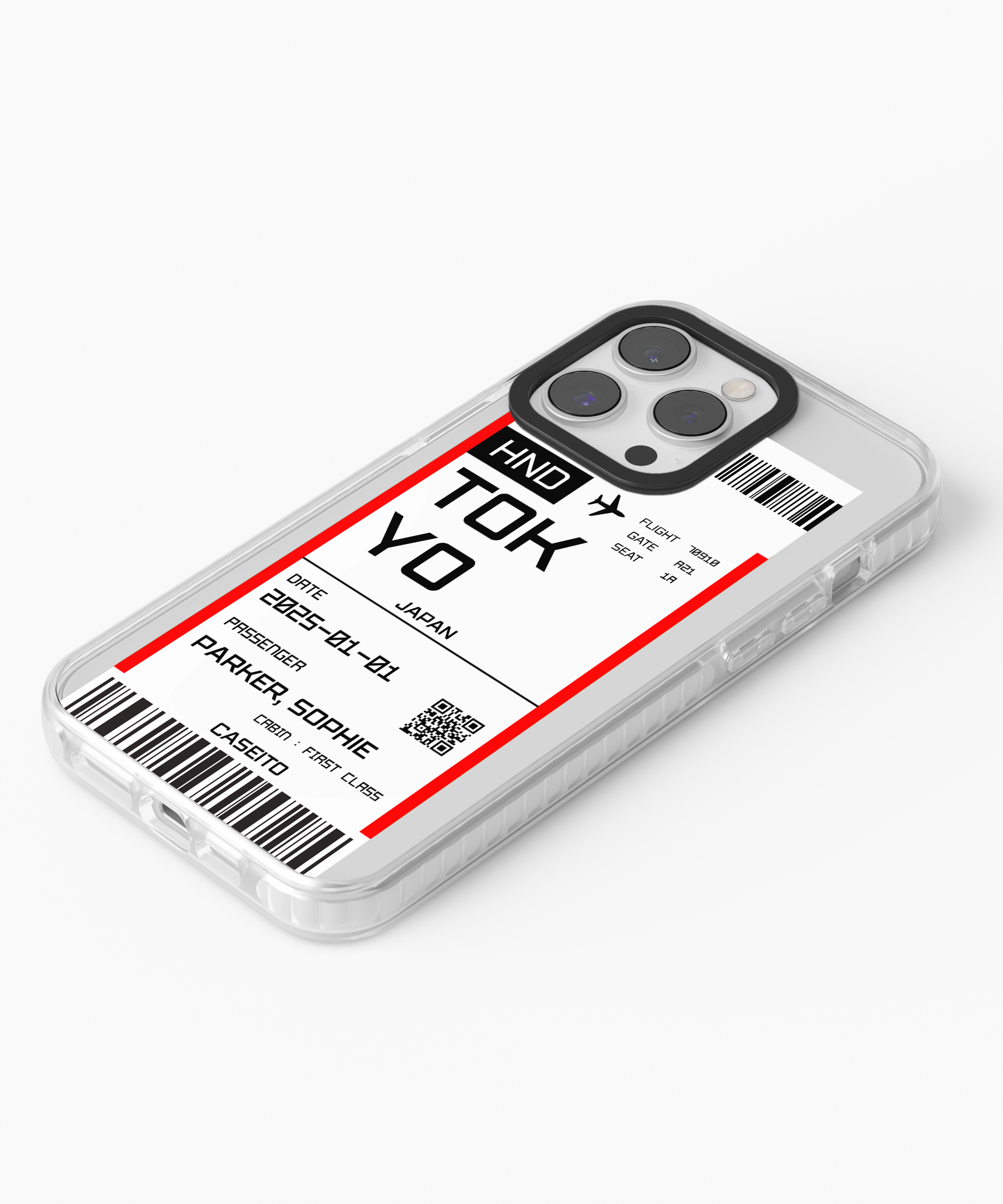 Tokyo Boarding Pass iPhone Case