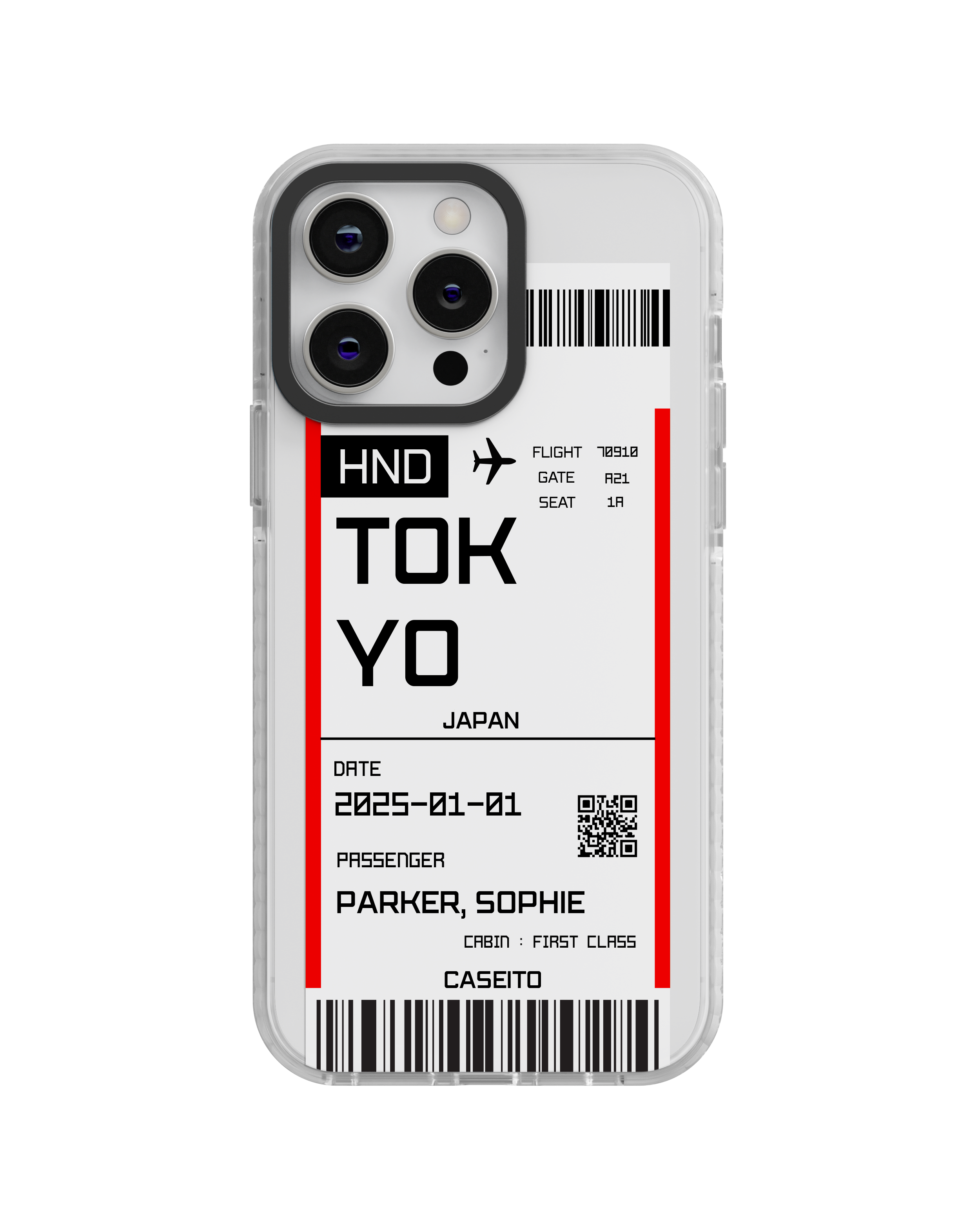 Tokyo Boarding Pass iPhone Case