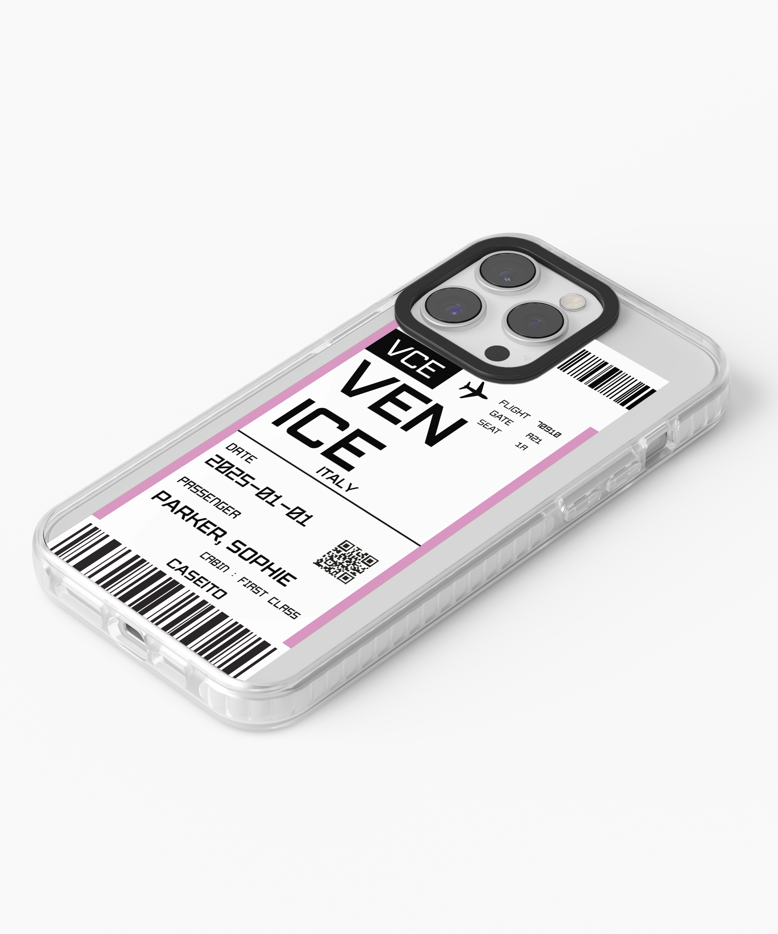 Venice Boarding Pass iPhone Case
