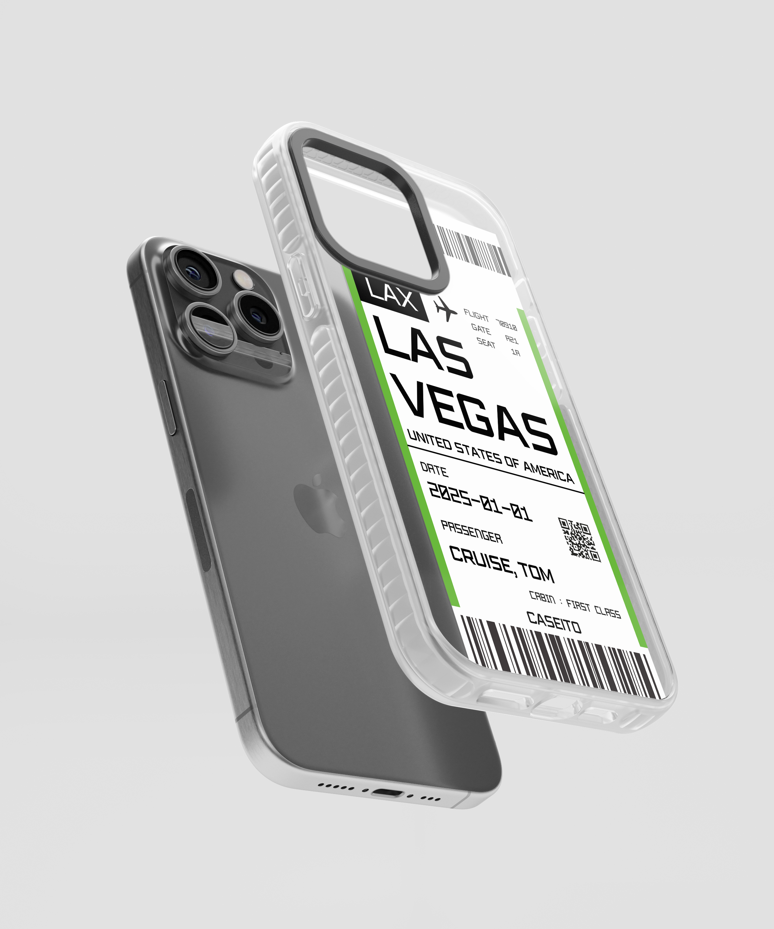 Las Vegas Boarding Pass iPhone Case