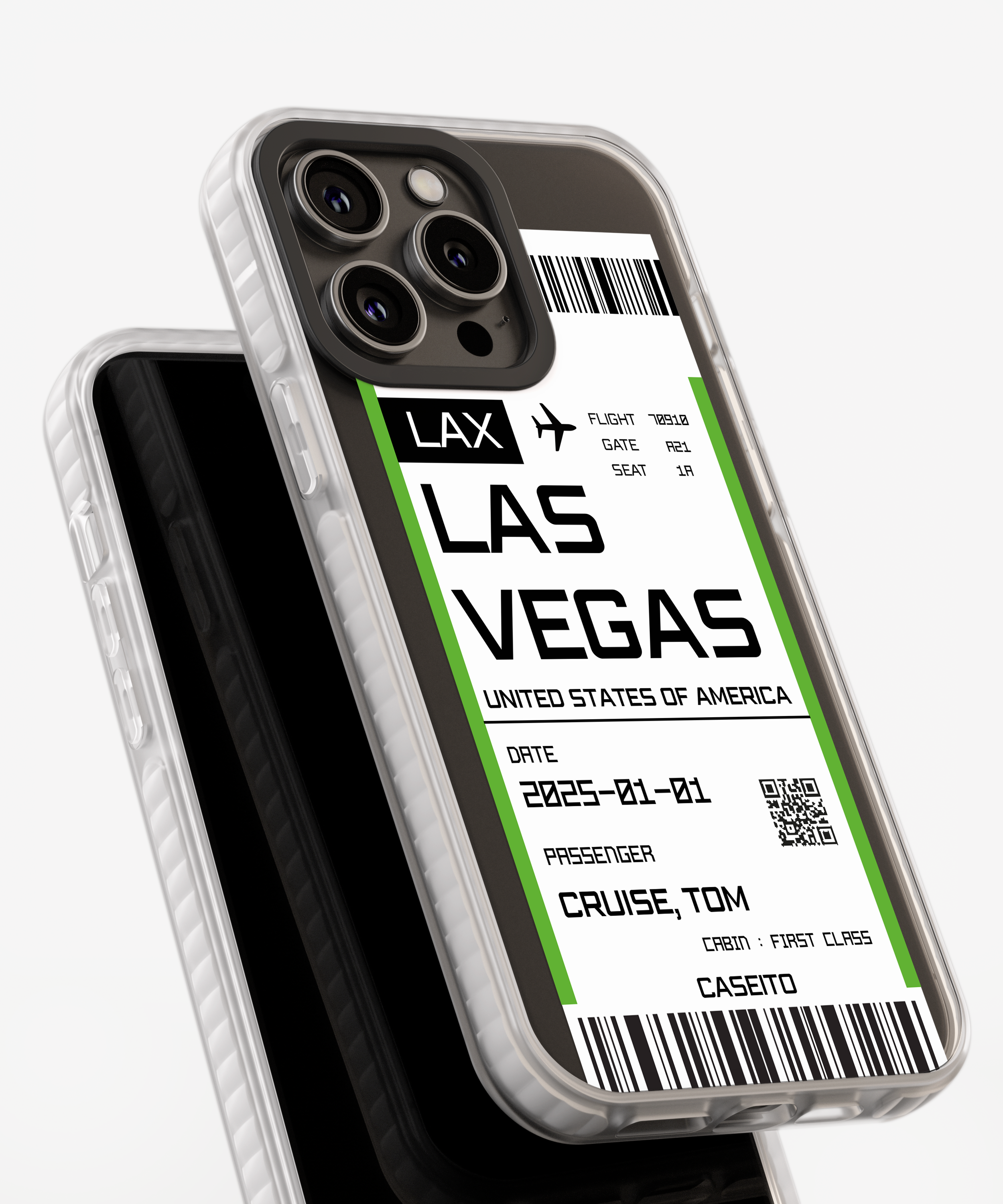 Las Vegas Boarding Pass iPhone Case