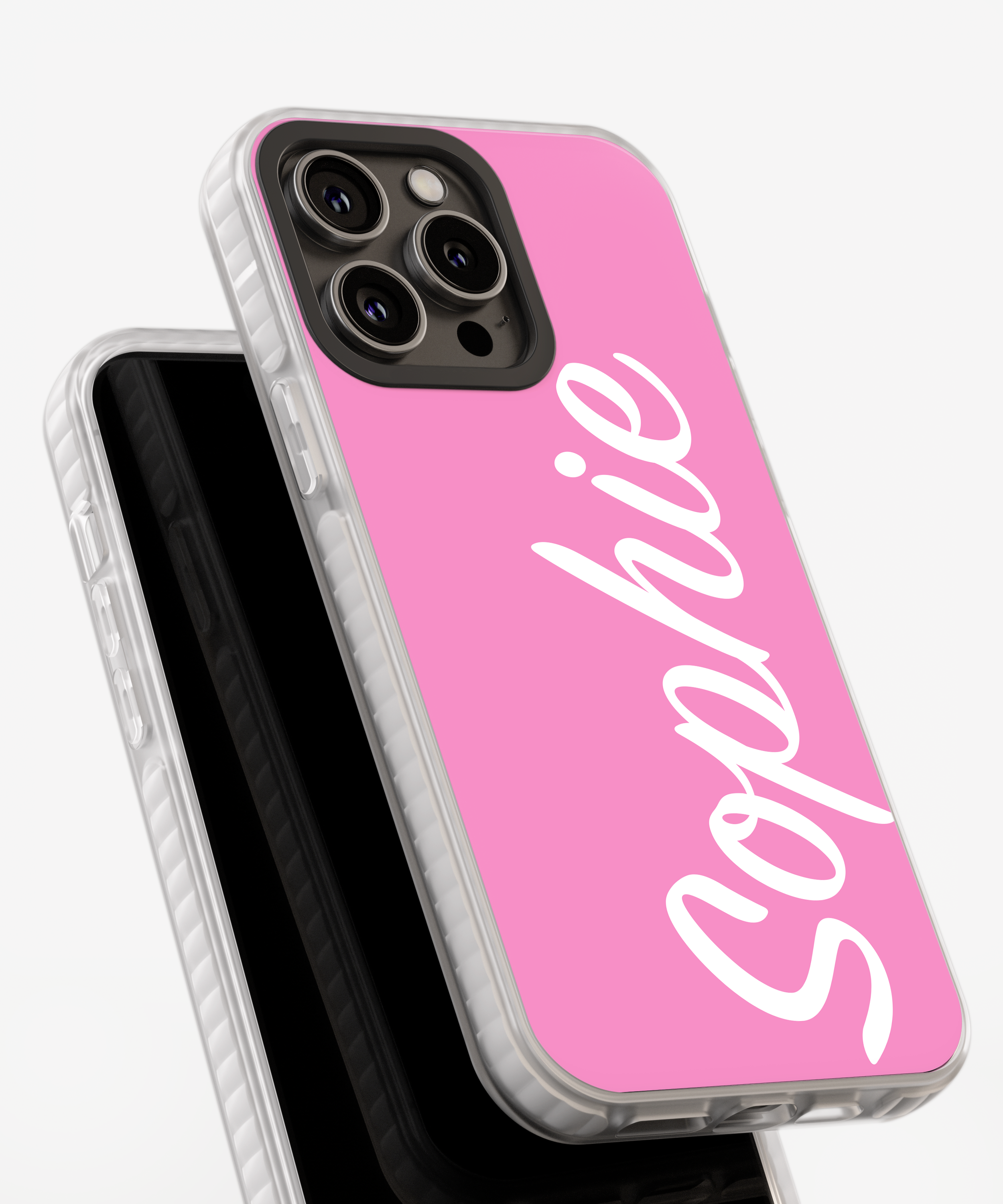 Personalised Pink Name iPhone Case